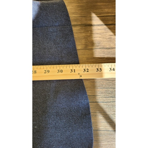 Jos A Bank Mens 50R Navy Blue Linen Wool Blend 2 Button Sport Coat Blazer Jacket - Picture 8 of 10